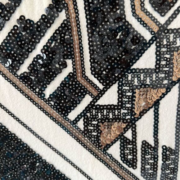 Express Art Deco Sequin Sheath, size M - Picture 3 of 7